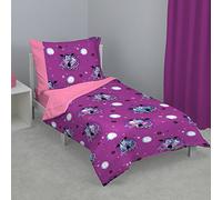 Disney Pretty Princess Toddler Bed, 4 Piece Set, Pink