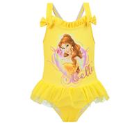 Disney Princesa Niñas La Bella y la Bestia Traje de baño de una Pieza Belle Traje de baño Amarillo 18-24 Meses