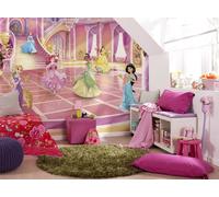 Disney Princesa Papel Pintado Mural 368x254 CM Foto Pared Rosa Decoración Girl