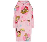 Disney Princesa - Sudaderas con Capucha para Niña, Sudadera Batamanta de Polar Oversize Niñas - 4-5 Años: 110cm