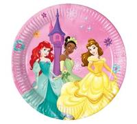 Disney - Princesas Disney - Pack 8 platos de papel