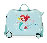Maleta infantil disney abs rolling suitcase 4w.(2 multid.) ariel Talla única