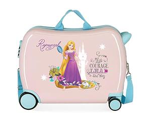 Disney Princesas Equipaje- Equipaje para niños, Niñas, Rapunzel, 50 x 38 x 20 cm