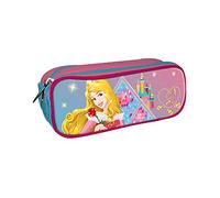 Disney Princesas Estuche portatodo con Doble Cremallera Bolsillo
