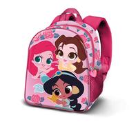 Disney princesas flowers-mochila 3d elite, rosa, 25 x 30 cm, capacidad