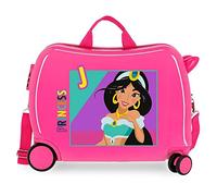 Disney Princesas Maleta Infantil Rosa 50x38x20 cms Rígida ABS Cierre combinación 34L 2,1Kgs 4 Ruedas Equipaje de Mano