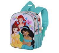 Disney Princesas Rainbows-Mochila 3D Elite, Multicolor, 25 x 30 cm, Capacidad 7 L