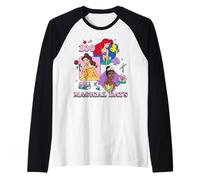 Disney Princess 100 Magical Days of School 100th Day Camiseta Manga Raglan