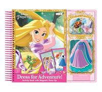 Disney Princess Ariel y Rapunzel Storybook - Juego de actividades para disfrazarse, muñecas magnéticas con 28 piezas, 2 figuras independientes, regalo para niñas a partir de 3 años