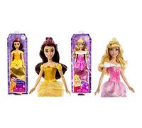 Disney Princess Bella y Aurora Muñecas de La Bella y la Bestia y La Bella Durmiente, Juguetes +3 años (Mattel HLW11 & HLW09)