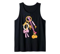 Disney Princess Belle Aurora Jasmine Ariel Cinderella Charms Camiseta sin Mangas