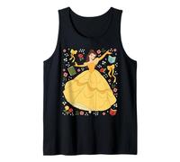 Disney Princess Belle Beauty and the Beast Collage Portrait Camiseta sin Mangas