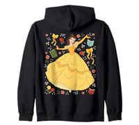 Disney Princess Belle Beauty and the Beast Collage Portrait Sudadera con Capucha