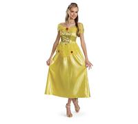 DISGUISE 158359E-EU Belle Basic Plus - Disfraz de princesa Disney para adulto (UE), para mujer, multicolor, talla L