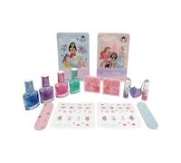 Disney Princess BFF Beauty Set - Kit de spa de 14 piezas para uñas, brillo de labios y máscara facial para niñas y adolescentes