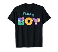 Disney Princess "Birthday Boy" Party Character Letters Camiseta