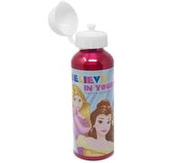 Disney Princess - Botella de aluminio para bebidas (500 ml), color rosa oscuro