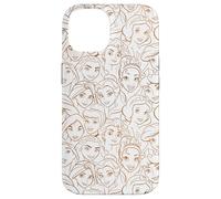 Disney Princess Celebration Minimalist Line Art Carcasa para iPhone 14