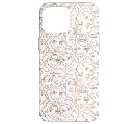 Disney Princess Celebration Minimalist Line Art Carcasa para iPhone 16 Pro Max