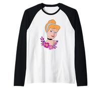 Disney Princess Cinderella Big Face Costume Camiseta Manga Raglan