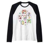 Disney Princess Coquette Holiday Picture Frames Christmas Camiseta Manga Raglan