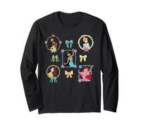 Disney Princess Coquette Style Bows & Picture Frames Manga Larga