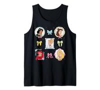 Disney Princess Coquette Style Picture Frames & Bows Camiseta sin Mangas