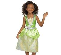 Disney Princess Disfraz de Tiana para niñas, perfecto para fiestas, Halloween o juegos de simulación, talla 4-6X