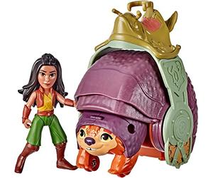 Disney Princess Disney Raya y el último dragón Raya y Tuk Tuk, muñeca para niñas y niños, Juguete para niños a Partir de 3 años, Amarillo, pequeño, E9475