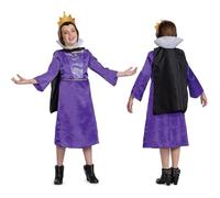 Disney Princess Evil Queen Fancy Dress for Kids, Official Disney Villains Costume for Girls, Inspired by Disney's Snow White, Includes Dress and Headband, for Ages 4-6 & 7-8 Years