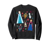 Disney Princess Frozen Holiday Nutcrackers Christmas Collage Sudadera