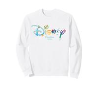 Disney Princess Letters Logo Matching Disney Vacation 2026 Sudadera, Unisex para adultos, Blanco, L