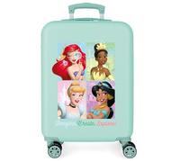 Disney Princess Maleta Infantil Rígida Cierre de combinación Lateral 4 Ruedas Equipaje de Mano está Fabricada en ABS, un Material rígido y Ligero. De Joumma Bags.
