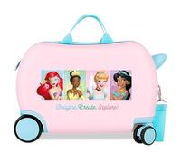 Disney Princess Maleta Infantil Rígida Cierre de combinación Lateral 4 Ruedas Equipaje de Mano está Fabricada en ABS, un Material rígido y Ligero. De Joumma Bags.