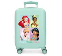 Disney Princess Maleta Infantil Rígida Cierre de combinación Lateral 4 Ruedas Equipaje de Mano está Fabricada en ABS, un Material rígido y Ligero. De Joumma Bags.