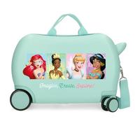 Disney Princess Maleta Infantil Rígida Cierre de combinación Lateral 4 Ruedas Equipaje de Mano está Fabricada en ABS, un Material rígido y Ligero. De Joumma Bags.