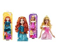 DISNEY PRINCESS Merida Muñeca Princesa película Brave, Juguete +3 años (Mattel HLW13) Aurora Muñeca Princesa película La Bella Durmiente, Juguete +3 años (Mattel HLW09)