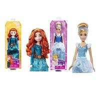 DISNEY PRINCESS Merida Muñeca Princesa película Brave, Juguete +3 años (Mattel HLW13) Cenicienta Muñeca Princesa con Pelo Rubio recogido, Juguete +3 años (Mattel HLW06)