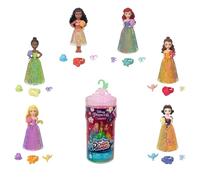 Disney Princess Minis Royal Color Reveal Muñeca princesa surtida que revela su color con agua con accesorios sorpresa, juguete +3 años (Mattel HRN63)