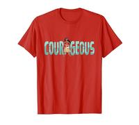 Disney Princess Moana Courageous Camiseta, Hombre, Rojo, XL