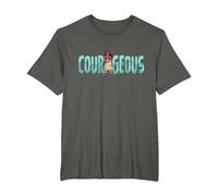Disney Princess Moana Courageous Camiseta, Hombre tallas grandes, Asfalto, 5X Alto