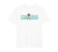 Disney Princess Moana Courageous Camiseta, Hombre tallas grandes, Blanco, 2X Alto
