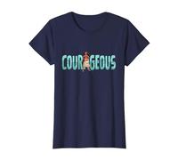 Disney Princess Moana Courageous Camiseta, Mujer, Azul Marino, XXL