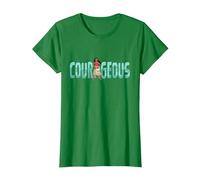 Disney Princess Moana Courageous Camiseta, Mujer, Verde Kelly, XXL