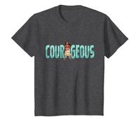 Disney Princess Moana Courageous Camiseta, Niños, Jaspeado Oscuro, 4 años