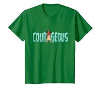 Disney Princess Moana Courageous Camiseta, Niños, Verde Kelly, 8 años