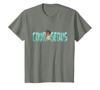 Disney Princess Moana Courageous Camiseta, Niños, Verde militar jaspeado, 2 años