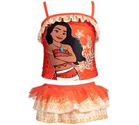 Disney Princess Moana Little Girls Tankini Top Swimsuit & Skirt Set Orange 6