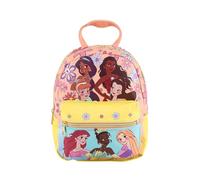 Disney Princess - Mochila pequeña de poliuretano de 10 pulgadas, Rosado, Rosa, Mochila