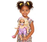 Disney Princess Muñeca bebé Rapunzel portabebés, Producto Oficial de Disney by Jakks Pacific. Incluye muñeca bebé Rapunzel con portabebés y Accesorios. Ideal para niñas y niños de 2+